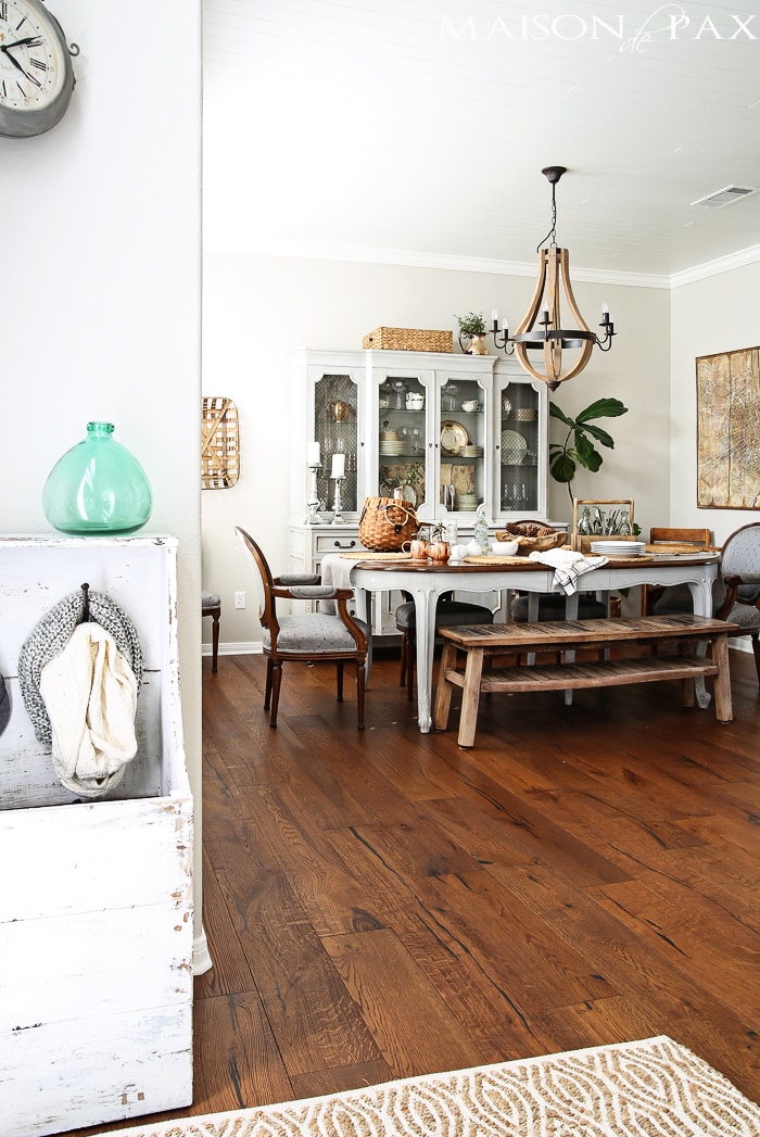 Antique Layered Paint Look, How To Paint A Dining Room Table Look Rustic